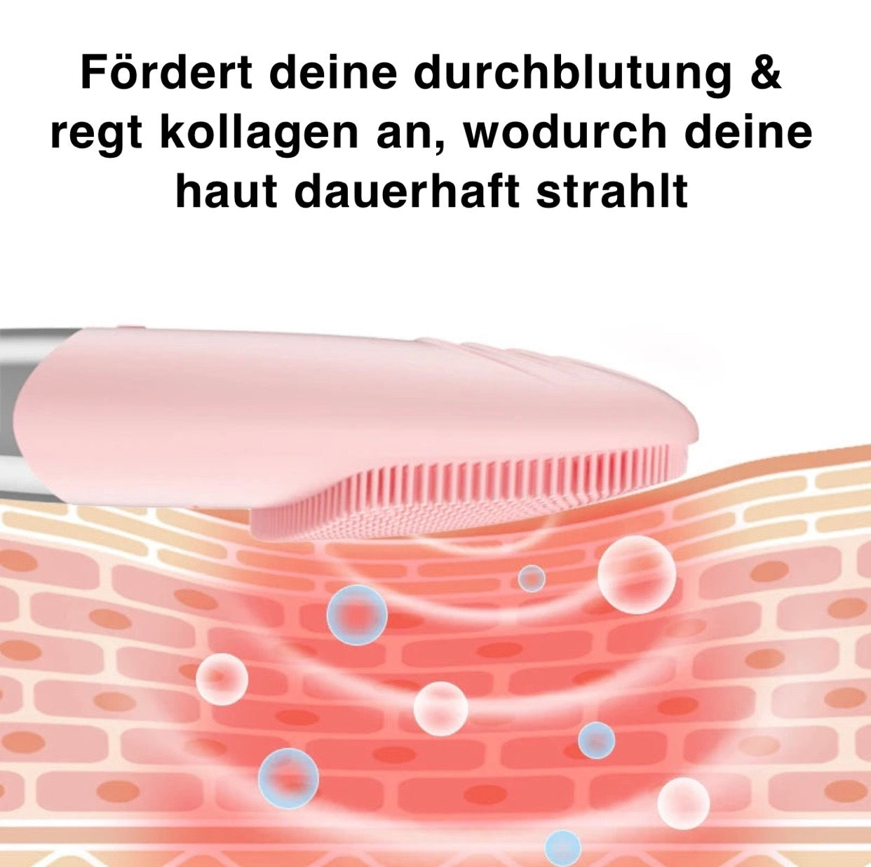 BrushPro™ - Makellose Hautpflege durch 3D Schallvibration